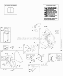 Camshaft Crankcase Cover Crankshaft Cylinder Lubrication OperatorS Manual PistonRingsConnecting Rod Warning Label Diagram and Parts List for 206455-0115-E1  Briggs and Stratton Engine